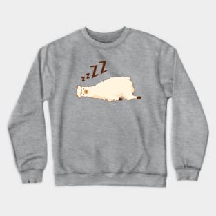 llama sleeping Crewneck Sweatshirt